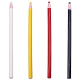 4 Stück Schneiderkreide,Schneiderkreidestift,Nähkreide,Kreidestift Nähen,Textilstifte,Stoffkreide,schneiderkreidestifte für stoff,für Schneiderei,Nähen,Stoff,Handwerk (4 Farben)