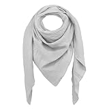 beifon Halstuch Damen Musselin Tuch Baumwolltuch, Musselintuch Dreieckstuch Damen Dreiecksschal, Halstücher für Damen, Herbst Musselin Schal Damenhalstuch Frauen Scarf Women