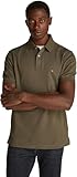 Tommy Hilfiger Herren Poloshirt Kurzarm 1985 Regular Fit, Grün (Army Green), XL