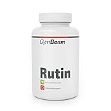 GymBeam Rutin (Kapseln) - 500 mg pro Tagesdosis, Extrakt der Japanischen Pagode (Sophora japonica), Pagode Extrakt, Antioxidans, schützt Zellen vor oxidativem Stress, vegan