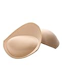 RELLECIGA Damen Push-up BH-Einlagen herausnehmbare Pads für Bikini Tops und Sport BH Beige