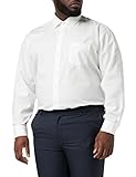 Seidensticker Herren Comfort Fit Businesshemd, Weiß, 48
