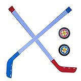 Generisch Eishockeyschläger Für Kinder, Junior Hockey Stick Set, Hockeyschläger Kinder, Hergestellt Aus Flexiblem Und Langlebigem ABS Kunststoff, Leicht Zusammenzubauen