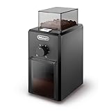 De'Longhi KG79 KG 79 Professionelle Kaffeemühle für bis zu 12 Tassen, Kunststoffgehäuse, schwarz