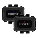 moofit CS9 Geschwindigkeitssensor und Trittfrequenzsensor,Bluetooth & ANT+, Kabelloser Fahrraddrehzahlsensor, IP67 wasserdicht, kompatibel mit Wahoo, Zwift, Peloton, Coosporide, Rouvy, Schwarz