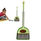 Kleinkindbesen – Mini-Besen- und Kehrschaufel-Set für pädagogisches Spielen, Reinigungswerkzeuge in Kindergröße für Zuhause, Kindergarten, Baby-Lernaktivitäten und frühe Rollenübungen im Haushalt