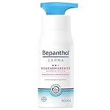 Bepanthol DERMA Regenerierende Körperlotion, Körperpflege für empfindliche und sehr trockene Haut, dermatologisch getestete Feuchtigkeitscreme mit Dexpanthenol, 400 ml Pumpspender