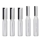 WowzZa PCD Gerade Bit Diamant Schaftfräser 2 Flöten CNC Router Bit for Melamin Platte HPL Calcium Slicate Platte MDF Fräser (Size : 12x12x30mm)