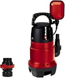 Einhell Schmutzwasserpumpe GC-DP 7835 (780W, Ø35 mm Fremdkörper, 15.700 L/h Förderleistung, Schwimmerschalter, Tragegriff, Kabelaufwicklung)