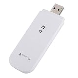 ASHATA LTE Surfstick USB Surfstick,Tragbar High Speed USB Dongle 4G Modem Pocket WiFi Router,4G LTE Netzwerk Adapter USB Stick FDD B1/B3 Band Mobile Hotspot mit SD-/TF-Kartensteckplatz