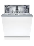 Bosch SMV4HTX14E Serie 4 Vollintegrierter Geschirrspüler, 60 cm, Smart Start, VarioFlex Körbe, Info Light, Geprüfte Hygiene Qualität, Silence Programm