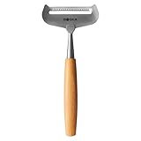BOSKA Weichkäsehobel Amigo/Käsehobel für jungen Käse/Ergonomischer Griff/Hochwertiger Edelstahl/Buchenholz/Extra Antihaft durch BSF Behandlung/Sehr scharf/Schöne Käsescheiben
