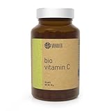 VanaVita Vitamin C Kapseln – Veganes Nahrungsergänzungsmittel aus organischem Camu Camu & organischer Acerola, unterstützt Nerven- & Immunsystem, reduziert Müdigkeit, fördert Kollagenbildung, 90 kaps