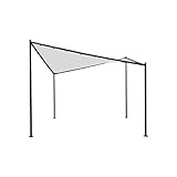 DEGAMO Sonnensegel Walmdach Pavillon Orlando 350x350cm, Dach wasserdicht Weiss