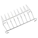 CLISPEED Airfryer Toastrost aus Edelstahl 5.5X8.5X5.5cm Backofen Airfryer Zubehör für Gleichmäßiges von Fleisch und Gemüse Küchenzubehör