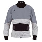 Hcclijo Kajak Trockenanzüge Kaltwasser Cag Hosen Atmungsaktive Oberflächen Wassersport Trockenanzug Set Paddeln Kajakfahren Segeln Dry Top Gray 4XL