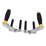 Lurrose 1 Paar Plattenlift -werkzeug Multi Plattenheber Für Trockenbauplatten Ziehen Um Trockenbau Aufzug Gipsboard -lifter -werkzeug Plattenträgerwerkzeug Griffe Schwarz Zufällige Farbe