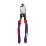 WORKPRO Kabelschere, Kabelschneider 210mm, Drahtschneider für Aluminium Kabel, zum Schneiden und Abisolieren von Kupferdrähten und -kabeln, für DIY-Projekte