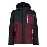 CMP Herren 3-in-1-Jacke für Herren-31z1587d 3 in 1 Jacke, Anthrazit-Burgundy, 56