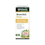 hübner® Bronchial-Sirup – Mit Thymian & Salbei, unterstützt die natürliche Reinigung der Atemwege, ohne Alkohol, Laktose & Gluten, ideal für Hals & Bronchien in der Erkältungszeit, vegetarisch