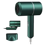 XPJBKC Reisefön Klappbar Haartrockner, 800W Fön Klein mit Stylingdüse, 2 Heizstufen und Überhitzungsschutz, Reiseföhn Klein Leise Klappbar, Mini Föhn Ionen Haartrockner für Reisen, Zuhause, Salon