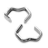 Dreamprint Seilklemmen Set 10 Stück für Ø 8-10mm Seile, Pressklemmen & Tauwerkklemmen, vielseitige Seilverbinder für Expanderseil, Planenseil & Gummiseil