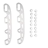 MAGICLULU Eislauf Zubehör 10 Zoll Ersatzkufen Metall für Rollschuhe und Eishockey mit Kantenschutz und Kälteresistenz für Skater