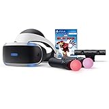 PlayerO Play-Station VR Marvel Iron Man VR Bundle: Headset, Kamera, 2 Move Motion Controller, digitaler Code für PS-4 PS-5, Weiß