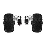 LUNICASHA 250W 24V Elektrokarren-Umbausatz, Doppelradsatz für Elektro-Strandfahrrad, Radsatz für Elektro-Cart Bike für kleine Go-Karts, Elektrorollstühle und ältere Mobilitätsroller