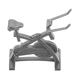 DECHOUS Miniatur Fitnessgeräte Modell Heimtrainer Miniatur Fahrrad Kunststoff Schwarz Kompaktes Puppenhaus Deko Fitnessgerät für Büro und Zuhause