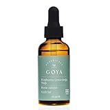 Goya Botanicals Hagebuttenöl, 50 ml, kaltgepresst, Reich an Vitamin E für Strahlende Haut, Feuchtigkeitsspender für Gesicht und Körper, 100% Rein