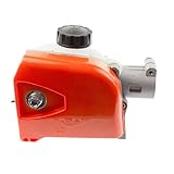 Stangensägekopf passend für Lidl, Hyundai, Einhell, Lidl, Alpina, Stiga, 26 cc, 33 cc, 43 cc, 52 cc, Multifunktions-Stangensäge, Kettensäge (Rohr 28 mm Spline 9)