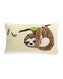Nici Sloth Slobby Cushion 43x25 Cm Green