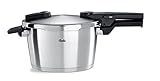 Fissler Vitaquick Premium/Schnellkochtopf (6 L, Ø 22 cm) Edelstahl-Dampfkochtopf, 2-Garstufen, Made in Germany - Induktion