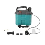 QWEXOB Akku Drucksprüher inkl. Li-Ion Batterie und Ladegerät - 8 Liter - Gartenspritze für Garten/Weingut/Rasen, mit 52 cm Edelstahl Sprühlanze, 1m Schlauch，Unkrautspritze mit Messingdüse