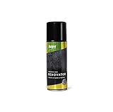 Kaps Renovator – Schuhspray für Rauleder & Veloursleder – Schuhpflege zum Auffrischen und Färben von Wildleder, Nubukleder & Textilschuhen - 200 ml (118 - Schwarz)