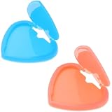 WRITWAA 2 Stück Leuchtpad Abdeckung aus Kunststoff Herzförmiger Tastenschutz für LED Zeichenbrett Schutz vor Versehentlichem Ausschalten Passend für A3 und A4 Leuchttische