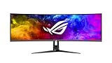 ASUS ROG Swift OLED PG49WCD  - 49 Zoll DQHD Curved Gaming Monitor - 144 Hz, 0.03ms GtG, G-Sync, FreeSync, HDR 400 - QD-OLED Panel, 32:9, 5120x1440, DP DSC, HDMI 2.1, USB-Hub, 90W USB-C, ergonomisch