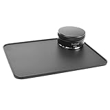 Tampermatte - Tamping Station - Schwarz - 20cm x 15cm - Tamping Matte aus rutschfestem Silikon - Barista Zubehör by [JoeFrex] (Klein)