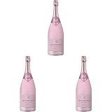 Brut Dargent - Ice Rosé Pinot Noir Halbtrocken Sekt, Magnum, Méthode Traditionnelle (1 X 1.5 L) (Packung mit 3)