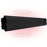 Klarstein Heizstrahler, Elektrische Heizung Terrasse & Garten, Infrarotstrahler mit WiFi App-Steuerung, Timer, LED-Anzeige, IP44 Infrarot Heizstrahler, CO2-Freie, Energieeffiziente Heizung, 2400W