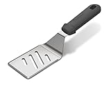 Enders® Grillwender mit kurzem Griff, aus Edelstahl, ergonomischer Griff, zum einfachen und schonenden Wenden des Grillgutes, Grillzubehör #8784, schwarz/edelstahlfarben