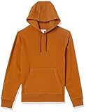 Amazon Essentials Herren Pullover-Sweatshirt Mit Kapuze, In Groß Und Schwer Erhältlich, Rostiges Orange, L