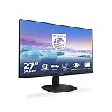 Philips 273V7QJAB - 27 Zoll FHD Monitor (1920x1080, 75 Hz, VGA, HDMI, DisplayPort) schwarz