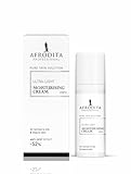 Afrodita Professional Ultra-leichte Tagescreme Gesicht, Feuchtigkeit + Matt-Effekt, Niacinamid Hyaluronsäure Panthenol, für fettige unreine Mischhaut, verstopft Poren nicht, 50 ml
