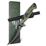 DRAGON RIOT Filetiermesser Fisch 13CM, Edelstahl Fischmesser mit Anti-Rutsch-Griff, Full Tang Ausbeinmesser Kochmesser profi Messer, Outdoor-Messer für Fisch und Fleisch, Scharfes Küchenmesser