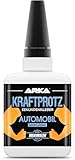 KFZ & Motorrad Sekundenkleber Gel – 50 g Automobilkleber extra stark, hitzebeständig & wasserfest – transparent & stoßfest – Anti-Austrocknungs-Spitze – KRAFTPROTZ GFK-, ABS-, Kunststoff-Kleber