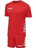 HUMMEL Uni_Kids hmlPROMO SET Track suit, TRUE RED, 176