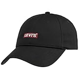 Levi's Footwear and Accessories Unisex Cap-Baby TAB Logo Kopfbedeckung, Regular Black, UN (58cm)