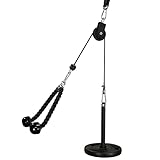 LFJ Latzug Fitness, Kabelzug Pulley Fitness Unterarmtrainer Arm-Krafttraining Trizeps Gewicht Fitnessgerät Trainer Home Gym DIY Riemenscheibensystem